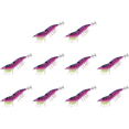 thumbnail image 1 of Señuelo Luminoso para Pesca Mar Camarón Patas Blandas Anzuelos Calamar Cebo () Púrpura, 1 of 4