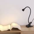 thumbnail image 2 of Clip sur Lampe de Bureau LED Lampe de Lecture USB Cygne Lampe de Chevet avec Interrupteur, 2 of 5