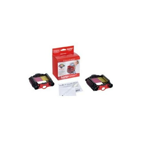 Badgy by Evolis 2 Ribbon pack & 2 Cleaning Kits