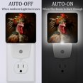 thumbnail image 2 of Thanksgiving turkey LED Square Night Lights: Energy-Efficient and Stylish Illumination Device for Bedrooms and Living Areas, Set of 2, 200 Characters., 2 of 6
