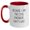 White/Red, variant on Civil Engineer Gifts from Friends, Funny Two Tone Coffee Mug for Graduation Unique Gifts, 'Because I Am The Civil Engineer. That's Why.'