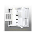 thumbnail image 5 of MagniumGear NEO Qube 2, Dual Chamber ATX Mid-tower, Digital-RGB Lighting, Front I/O USB Type C, Tempered Glass Panels, White, 5 of 5