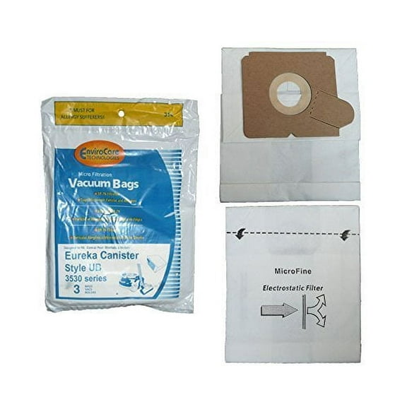 3 Compatible with Eureka UB Ultra Boss Microfiltration Allergy Canister Vacuum Cleaner Bags