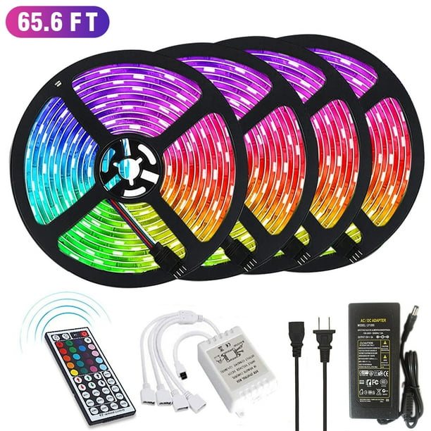 65 6ft 20m Led Lights Waterproof Color Changing Rgb Led Strip Lights With Remote Controlled Led Lights For Bedroom Decor Led Light Strips For Rooms Walmart Com Walmart Com 65 6ft 20m led lights waterproof color changing rgb led strip lights with remote controlled led lights for bedroom decor led light strips for rooms