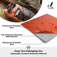 thumbnail image 2 of Mochila STOVER, impermeable, con la parte superior enrollable, flotante, color naranja, 2 of 9