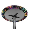 thumbnail image 7 of SEANATIVE 24 Inch Cocktail Table Topper Cap Pack of 4 Elastic Fit Round Highboy Table Covers Stretch Spandex Table Covers Elegant Table Decorations for Parties Bar, Bohemian Flower Print, 7 of 7