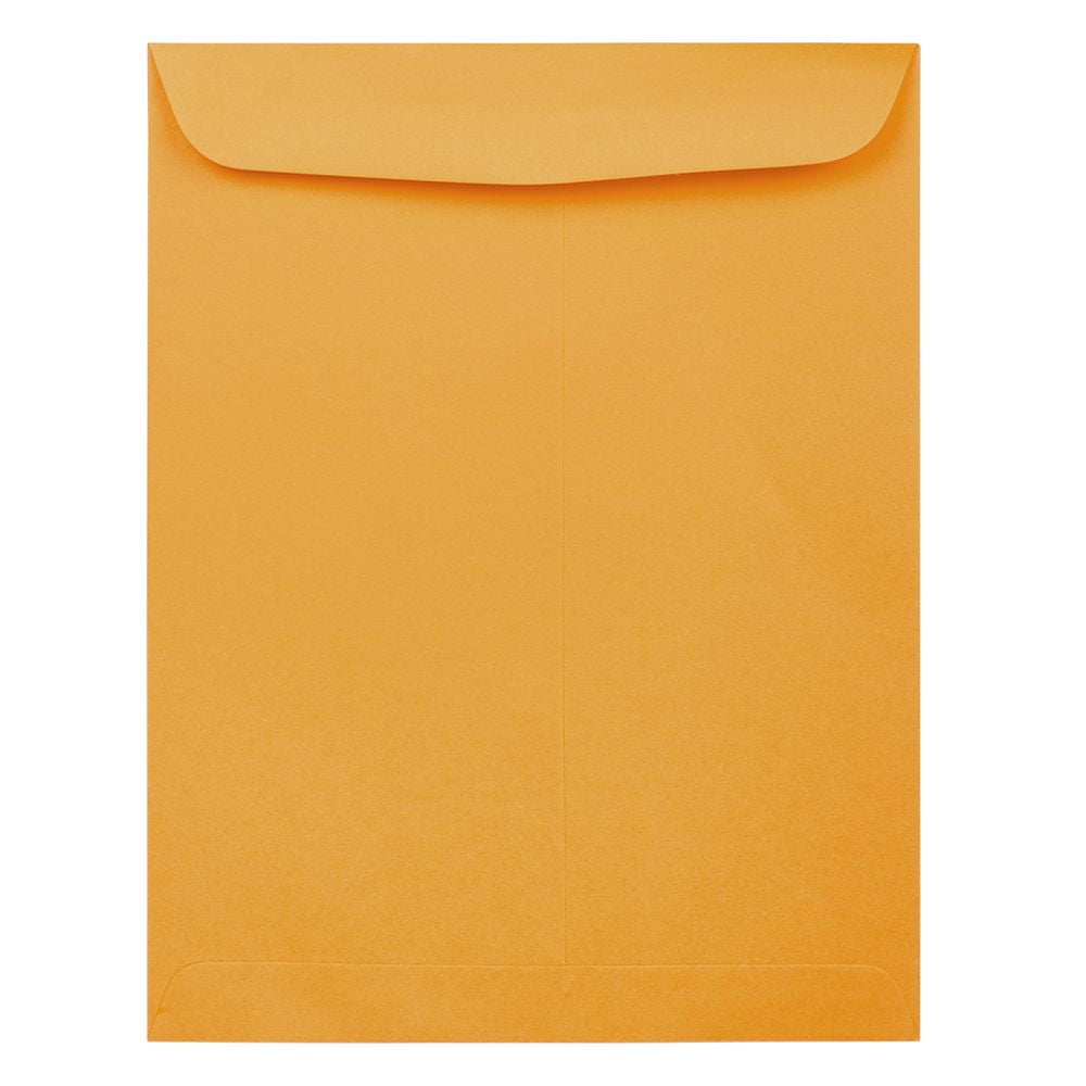 JAM Paper 12 x 15 1/2 Catalog Envelopes, Brown Kraft Manila, 100 per Pack