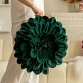 thumbnail image 4 of Anhility 3D Sunflower Throw Pillow Cover Christmas Decorative Handmade Pillowcases for Couch Farmhouse Living Room Decoration 19.69in Green, 4 of 6