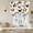 White, variant on Farmhouse Rooster Balloon Curtains 63 Inch Length for Living Room/Bedroom, Vintage Watercolor Flowers Beige Rod Pocket Privacy Door Curtains Decorative Tie Up Shade for Window 52"x63"