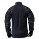 thumbnail image 5 of Blusa y camisa de cuello alto de manga larga para hombre, blusa de uniforme con cremallera y bolsillos de camuflaje para hombre, blusa de poliéster para hombre, 5 of 7