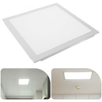 MLINS Square Ceiling Light Cover Aluminium Ceiling Light Fixture for Bathroom Kitchen