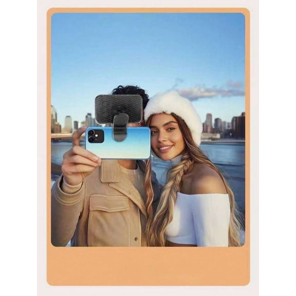 LED Selfie Fill Light, 3 Lighting Modes, Rechargeable Clip-On for Phones & Cameras