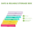 thumbnail image 3 of MesaSe Photo Case 5” x 7” Photo Box Storage and Craft Keeper - 7 Inner Photo Keeper Photo Organizer Cases Photos Storage Containers Box for Photos (Colorful), 3 of 7