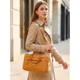 thumbnail image 5 of Gustave Women's Nylon Crossbody Shoulder Bag Multi Pockets Tote Handbag Purse Casual Lightweight Top Handle Satchels for Travel Work Daily - Yellow, 5 of 8