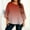 Red, variant on Womens Plus Size 3/4 Sleeve Crew Neck Shirts Summer Casual Loose Fit Tshirts Oversized Tie-dye Tunic Tops