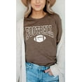thumbnail image 2 of Distressed Football Graphic Tee T-Shirt, 2 of 10