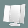 thumbnail image 1 of 21 Led Make Up Light Magnifying Hd Class Eyelash Usb 3 Side Foldable Make Up Lamp Touchable Screen Dimming Led Mirror Light ,Widely Use, 1 of 7