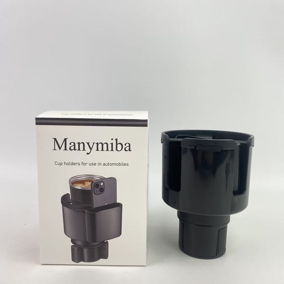 Manymiba Cup holders for use in automobiles,Car Cup Holder Expander, Cup Holder Extender Adapter for Car with Adjustable Base, Fits 24/36/46oz, 32/40oz, Large Water Bottles in 2.7"-4.2" (16-46 OZ)