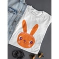 thumbnail image 3 of A Happy Orange Rabbit Doodle T-Shirt Women -Image by Shutterstock, Female x-Large, 3 of 4