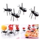 thumbnail image 4 of Naiovety 12 piezas de palillos de para hormigas, tenedores de hormigas realistas reutilizables, tenedores de alimentos para animales Cocina y Comedor Naiovety HA012964-00, 4 of 6