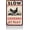 Slow Chicken, variant on Funny Chicken Metal Sign Relax We're All Crazy Sarcastic Home Office Decor Farmhouse Chicken Decoration Funny Sign for House 12x8inch