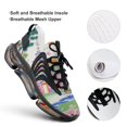 thumbnail image 4 of Chinese Style Pattern Color Walking Shoes for Men Woman Lightweight Tennis Fashion Elastic Sports Shoes Cushion Basketball Shoes, 4 of 7