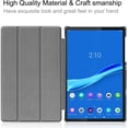 thumbnail image 4 of Case for Lenovo Tab M10 FHD Plus, Ratesell Lightweight Smart Trifold Stand Microfiber Lining Case Cover with Auto, 4 of 5