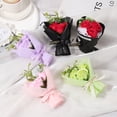 thumbnail image 5 of Uxcell Light Purple Small Bouquet Car Air Freshener Vent Clips, Mini Decorative Rose Bouquet with Fragrance Diffuser for Women, Automotive Air Freshener Decoration, Style 5, 5 of 7