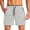 Light Gray, variant on Men's Athletic Workout Shorts Comfort Lightweight Gym Running Shorts with Zip Pocket