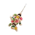thumbnail image 2 of Chewing Toy  Sepak Takraw Toy Bird Bite Toy Hanging  Chewing Toy Bird Toy  Chewing Toy Colorful Safe Relieve Anxiety Hanging  Sepak Takraw Toy For Birds Parrots, 2 of 8
