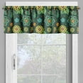 thumbnail image 4 of Ambesonne Floral Valance & Curtain, Fantasy Colorful Flowers, 55"x24", Multicolor, 4 of 6