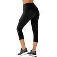 thumbnail image 1 of Pantalones de yoga ajustados de cintura alta para mujer - Pantalones cortos deportivos con forma de melocotón - M-L, 1 of 4