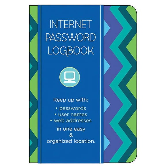 Internet Password Logbook - Pattern Edition: Keep Track Of: Usernames, Passwords, Web Addresses in One Easy & Organized Location (Hardcover)