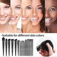 thumbnail image 4 of Makeup Brush Set 18 Pcs Premium Synthetic Foundation Powder Concealers Eye shadows Blush Makeup Brushes with black case (Black), 4 of 4