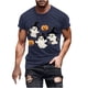 thumbnail image 2 of Blusas y camisas de manga corta y cuello redondo para hombre. Blusas/camisetas de manga corta con cuello redondo y estampado de Halloween para hombre. Blusa para hombre., 2 of 5
