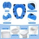 thumbnail image 4 of Orinal portátil mejorado con protector contra salpicaduras para niños pequeños, asiento de viaje plegable con bolsa de transporte, almohadillas antideslizantes, fundas de asiento de entrenamiento para bebés, niños pequeños y niños (azul) ER, 4 of 5