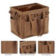 thumbnail image 4 of Bolsa de herramientas de boca ancha - Bolsa organizadora multifunción con múltiples bolsillos - Resistente al desgaste Sywqhk Para Estrenar, 4 of 9