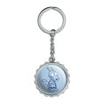 thumbnail image 1 of Rocko's Modern Life Shirt Keychain Chrome Plated Metal Pop Cap Bottle Opener, 1 of 4