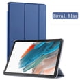 thumbnail image 1 of Tablet Case For Samsung Galaxy Tab A8 10.5 2021 SM-X200 SM-X205 X200 X205 Leather Trifold Magnetic Fundas Flip Stand Smart Cover Royal Blue Tab A8 10.5 X200, 1 of 6