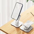 thumbnail image 4 of Phone Holder with Lifting Angle Sure Here's A Product Title for Phone Holder Described Phone Stand Non-slip Metal Base Holder 360-degree Rotation, 4 of 8
