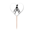 thumbnail image 1 of Universe Alien Monster Alien Toothpick Flags Heart Lable Cupcake Picks, 1 of 3