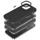 thumbnail image 5 of 1 funda protectora negra adecuada para iPhone14pro, funda ilusión, funda de cerveza, funda integrada de PC TPU 2 en 1, lateral antideslizante, 5 of 5