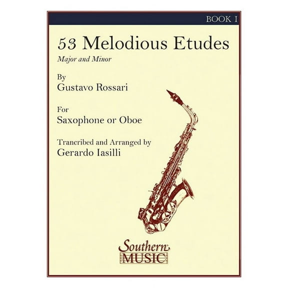 53 Melodious Etudes, Book 1: Saxophone, (Paperback)