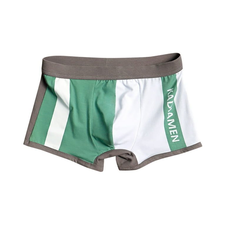 Yubnlvae Men'S Underwear Men'S Cotton Boxers Boys' Personality Loose Pants  Youth Sports Boxer Shorts