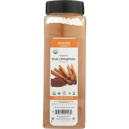 Spicely Organic Spices - Spicely Organics Cinnamon Ground Ceylon Club Size Certified Gluten Free