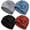 Black, Light Gray, Wine Red, Light Blue, variant on 4 Pieces Cotton Chemo Turban Headwear, Soft Cancer Elastic Cap for Women with Hair Loss-Black, Light Gray, Wine Red, Light Blue