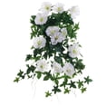 thumbnail image 3 of Allstate Morning Glory Artificial Floral Hanging Bush Spray- 20" - Cream, 3 of 4