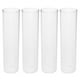 thumbnail image 1 of 4 unidades de jarrones de tubo de ensayo de vidrio para propagación de plantas hidropónicas, jarrones decorativos transparentes para decoración del hogar, floreros., 1 of 7
