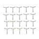 thumbnail image 3 of 20x estacas de soporte para plantas, soporte para plantas, anillos de soporte para flores para el hogar, jaulas de soporte para plantas para plantar macetas, verduras, Largo 145 cm Alto 15 cm, 3 of 8