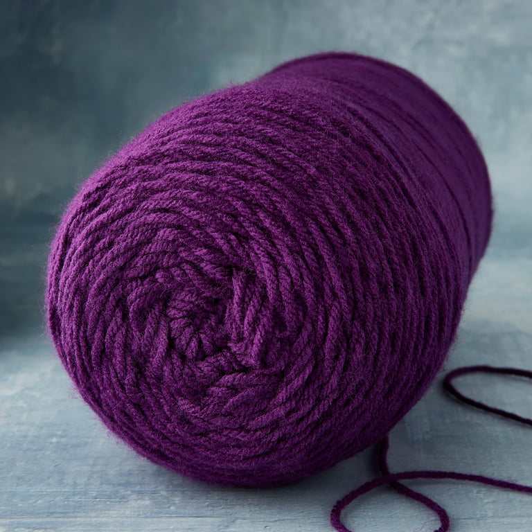 Caron One Pound Yarn - Deep Violet